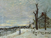 Snow at Veneux-Nadon, c.1880 by Alfred Sisley