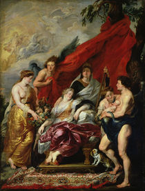 The Birth of Louis XIII at Fontainebleau von Peter Paul Rubens