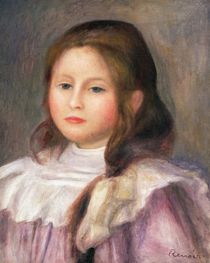 Portrait of a child, c.1910-12 by Pierre-Auguste Renoir