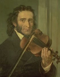 Portrait of Niccolo Paganini von Italian School