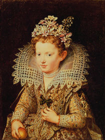 Portrait of Eleonora de Gonzaga Mantua as a Child von Frans II Pourbus