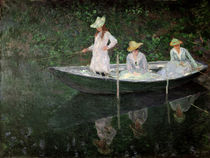 The Boat at Giverny, c.1887 von Claude Monet