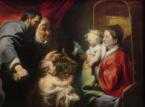 The Virgin and Child with SS Zacharias by Jacob Jordaens
