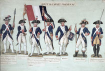 The Parisian Army during the French Revolution c. 1789 by Lesueur Brothers