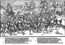 The English soldiers return in triumph von Friedrich van Hulsen
