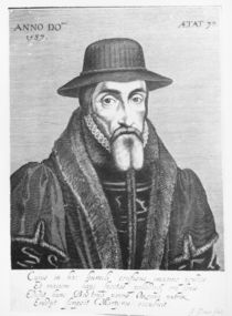 Portrait of John Foxe English martyrologist von George Glover