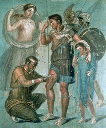 Aeneas injured, from Pompeii von Roman