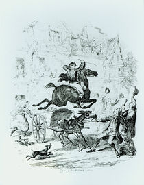 Turpin's Flight Through Edmonton by George Cruikshank