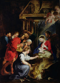 Adoration of the Shepherds by Peter Paul Rubens