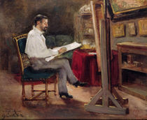 The Artist Morot in his Studio von Gustave Caillebotte