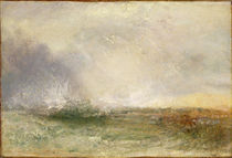 Stormy Sea Breaking on a Shore von Joseph Mallord William Turner