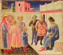 SS. Cosmas and Damian Before Diocletian von Fra Angelico