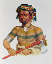 Shau-Hau-Napo-Tinia, an Iowa Chief by Charles Bird King