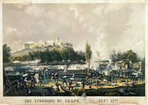 The Storming of Chapultepec by American School