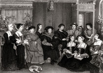 The Family of Thomas More von Hans Holbein the Younger