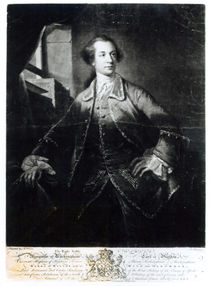 Portrait of Charles Watson-Wentworth von Benjamin Wilson