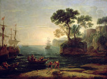 Arrival of Aeneas in Italy by Claude Lorrain