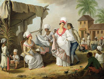 Linen Market, Roseau, Dominica by Agostino Brunias