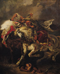 The Battle of Giaour and Hassan von Ferdinand Victor Eugene Delacroix