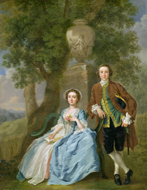 Portrait of George and Margaret Rogers by Francis Hayman
