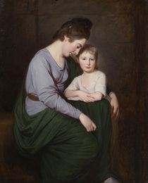 Ann Wilson with her Daughter von George Romney