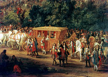 The Entry of Louis XIV and Maria Theresa into Arras by Adam Frans Van der Meulen