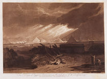 The Fifth Plaque of Egypt, engraved by Charles Turner 1808 von Joseph Mallord William Turner