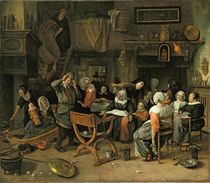 The Christening Feast, 1668 von Jan Havicksz Steen