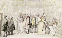 Viewing at the Royal Academy von Thomas Rowlandson