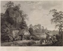 Shooting, plate 1, engraved by William Woollett 1769 von George Stubbs