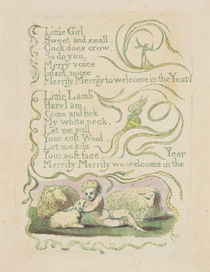 Spring, plate 11 recto, from 'Songs of Innocence' von William Blake