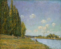 The Seine at Billancourt, 1879 by Alfred Sisley