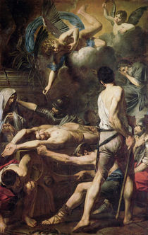Martyrdom of St. Processus and St. Martinian von Valentin de Boulogne