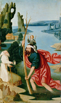 The Legend of St. Christopher by French School