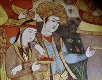 Nobles at the Court of Shah Abbas I von Persian School