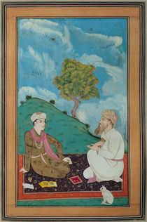Ms D-181 fol.9 A Teacher and his Pupil by Persian School