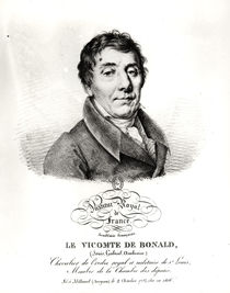 Louis, Vicomte de Blonald 1820 by French School
