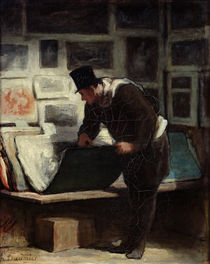 The Collector of Engravings by Honore Daumier