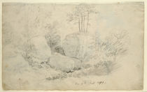 Boulders in Woodland, 1800 von Caspar David Friedrich