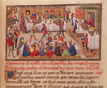 Fol.298r How the Noble King Alexander was Poisoned by French School