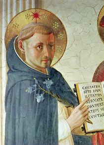 The Madonna delle Ombre, detail of St. Dominic von Fra Angelico