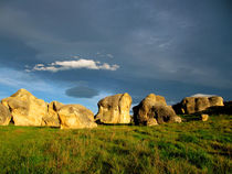 Die Elephant Rocks in Otago, Neuseeland von nadini