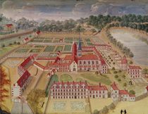 General View of the Abbey from 'l'Abbaye de Port-Royal' von Louise Madelaine Cochin