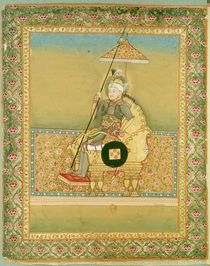 Tamerlane from an album of portraits of Moghul emperors by Indian School