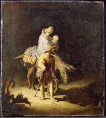 The Flight into Egypt von Gerrit or Gerard Dou