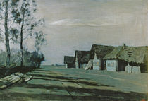 Village by Moonlight, 1897 by Isaak Ilyich Levitan