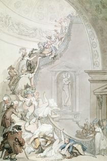 The Exhibition 'Stare-Case' by Thomas Rowlandson