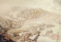 Bodmin Moor, North Cornwall von Thomas Rowlandson