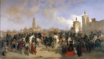 Entrance of the French Expeditionary Corps into Mexico City by Jean Adolphe Beauce