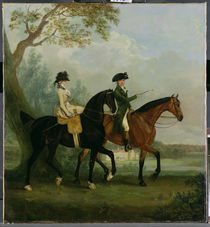 The Hon. Marcia Pitt Riding with her Brother by Thomas Gooch